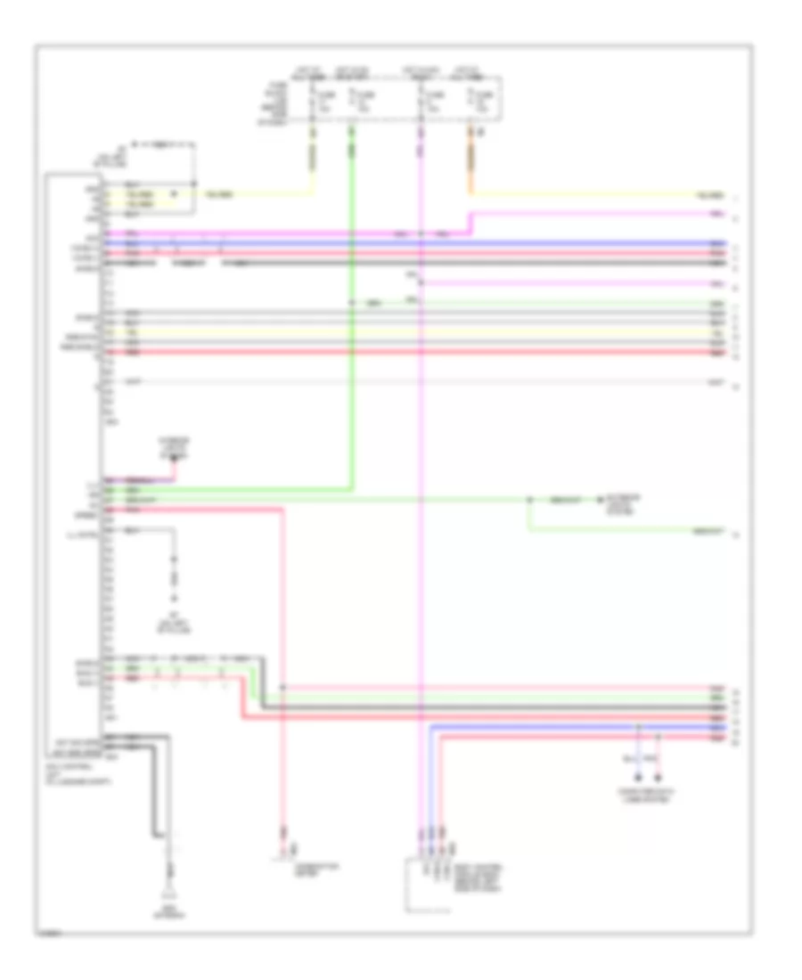 Navigation Wiring Diagram 1 of 2 for Nissan Altima 2005