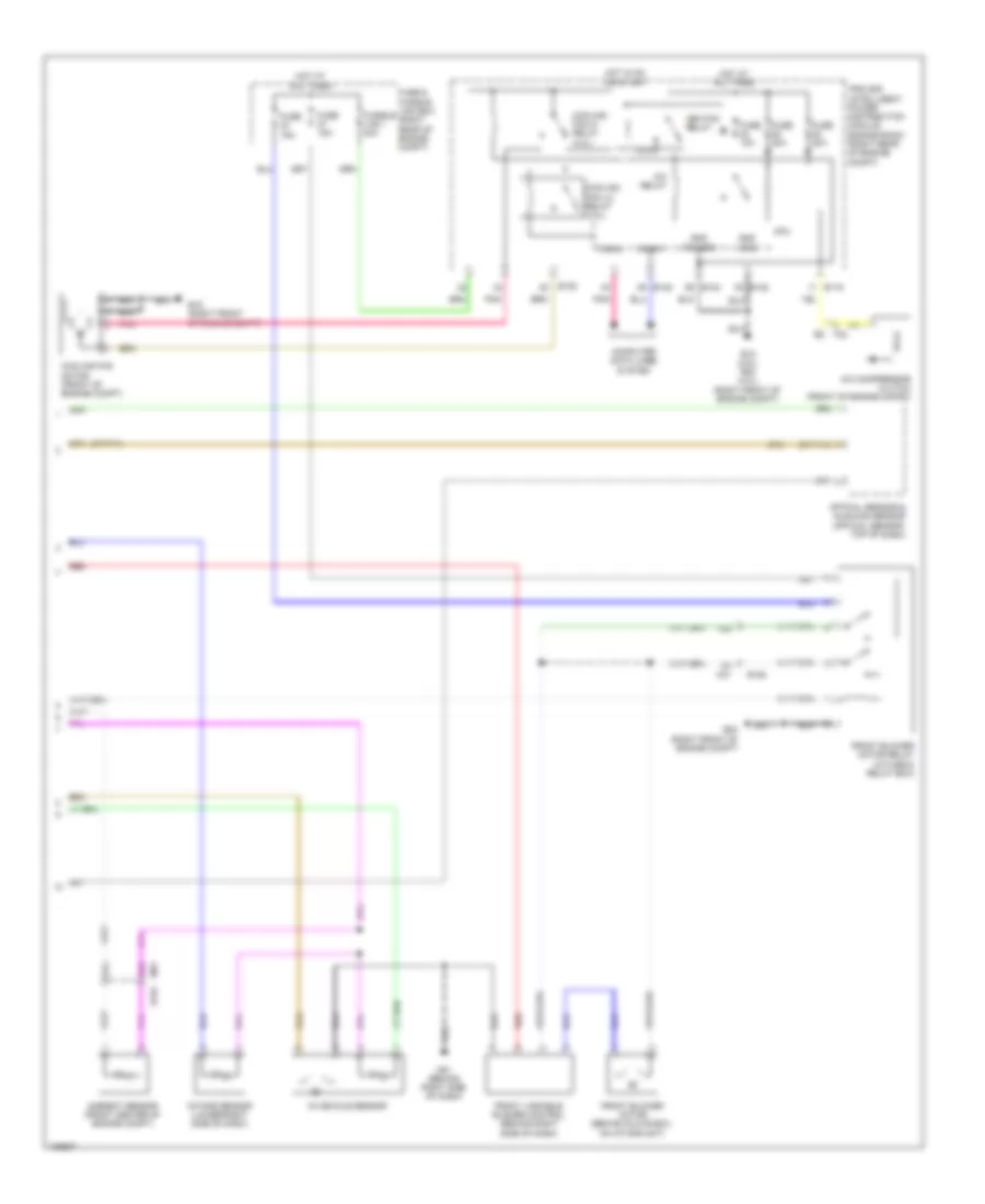 Automatic AC Wiring Diagram (2 of 2) for Nissan Frontier Desert Runner 2014