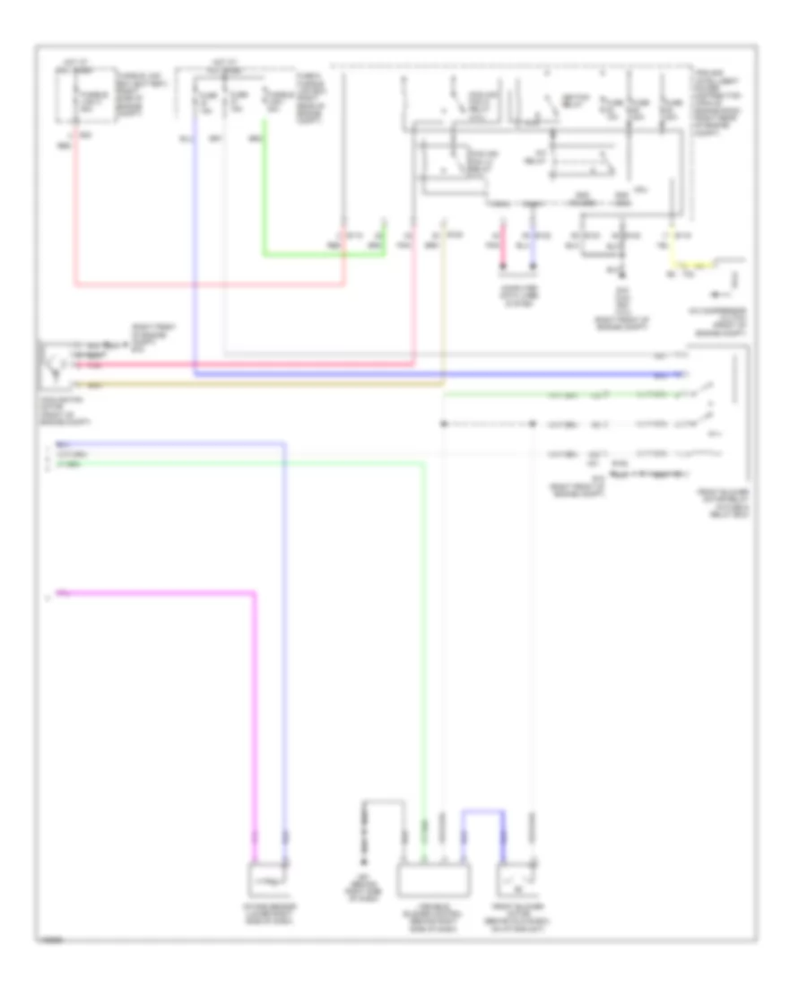 Manual AC Wiring Diagram, Early Production (2 of 2) for Nissan Frontier Desert Runner 2014