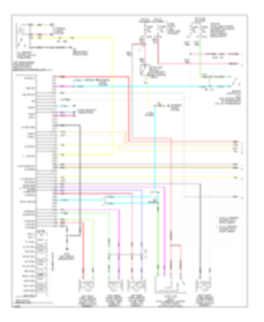 Anti lock Brakes Wiring Diagram 1 of 2 for Nissan Frontier Desert Runner 2014