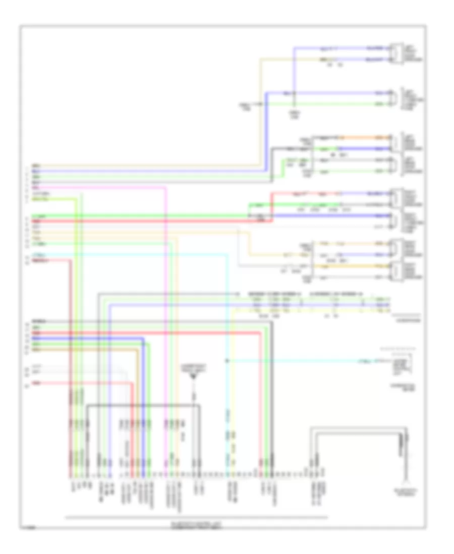 Base Radio Wiring Diagram (2 of 2) for Nissan Frontier Desert Runner 2014