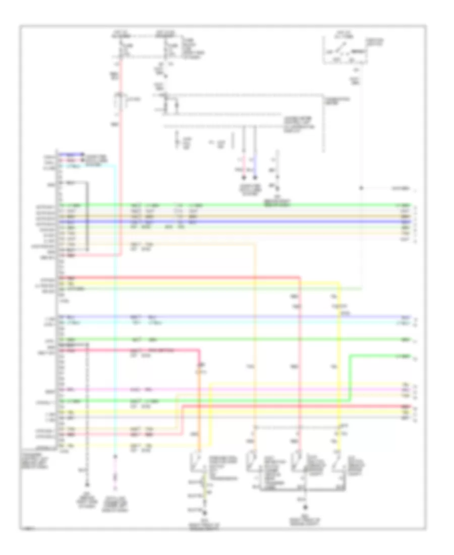 4WD Wiring Diagram 1 of 2 for Nissan Frontier Desert Runner 2014