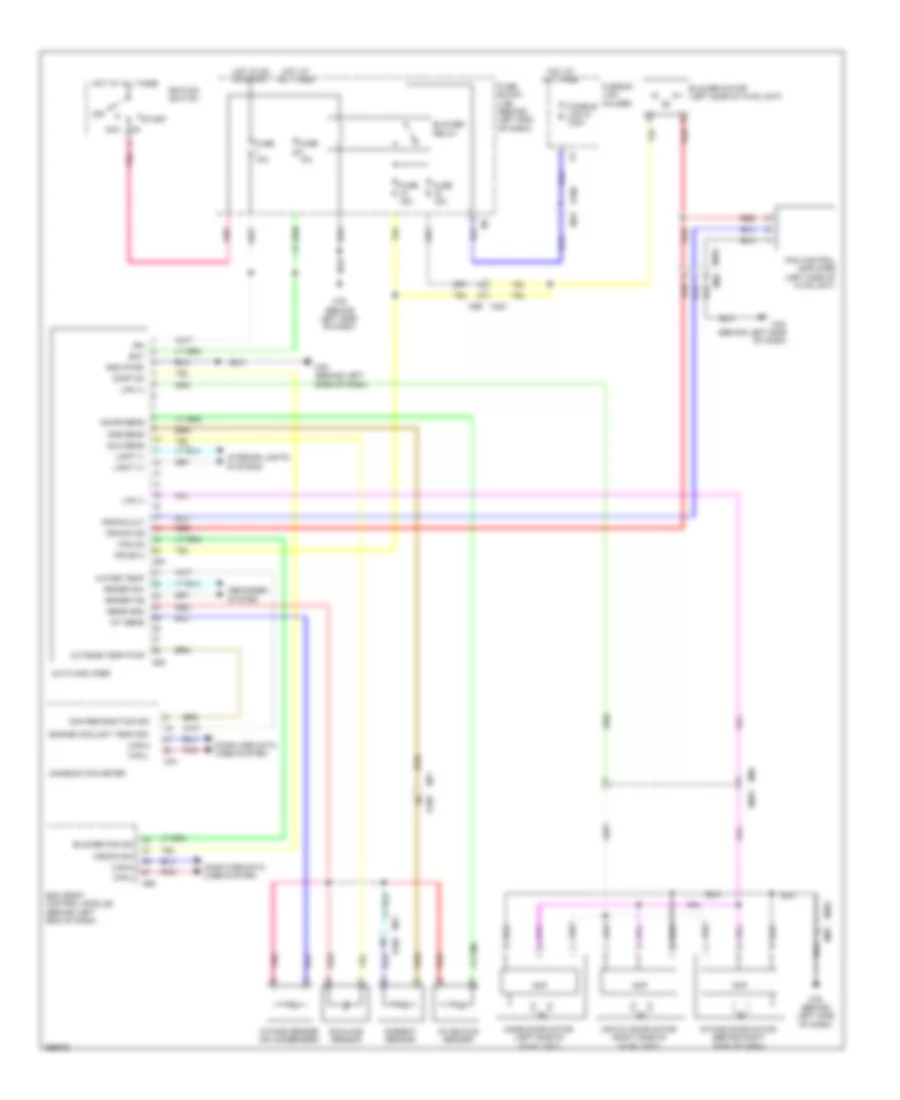 Automatic A C Wiring Diagram 1 of 2 for Nissan Rogue Select S 2014
