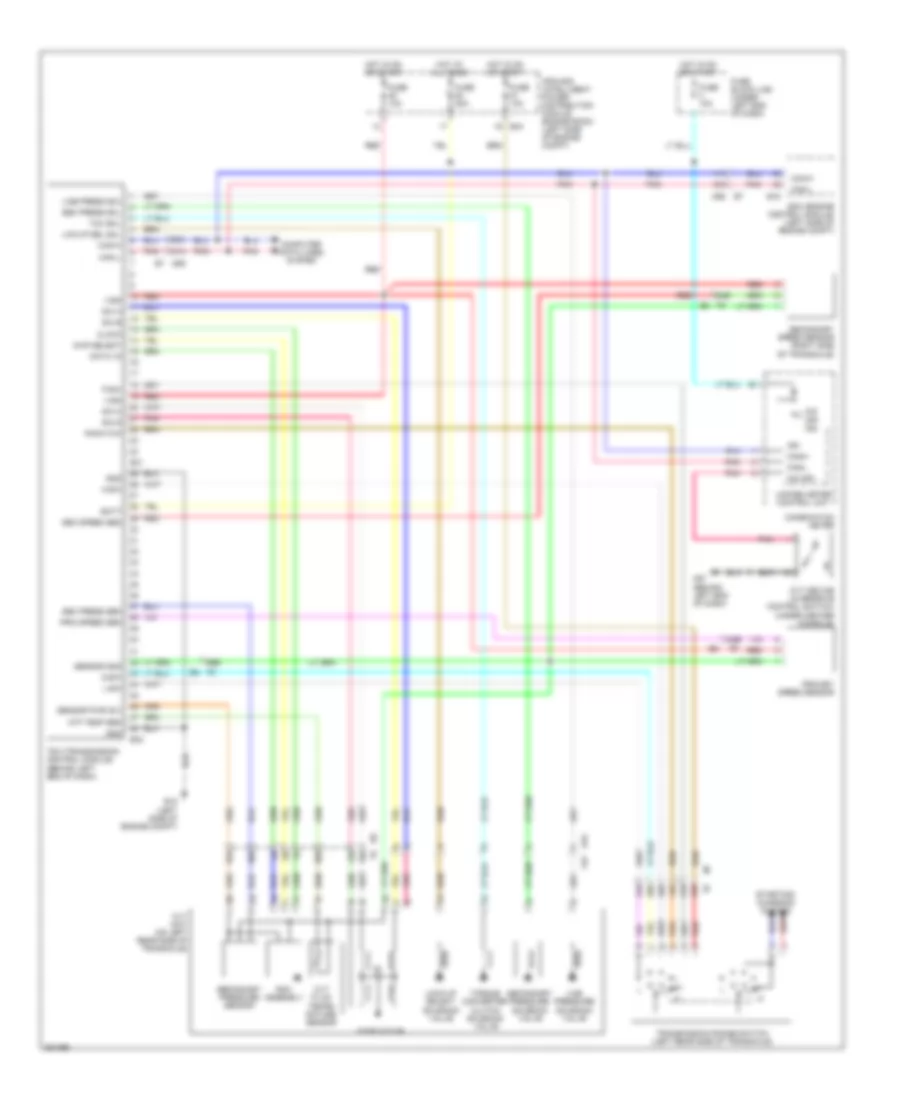 Transmission Wiring Diagram with CVT for Nissan Versa SL 2011