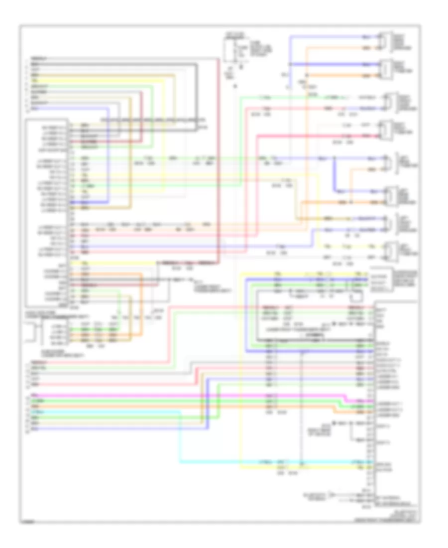 Premium Radio Wiring Diagram (2 of 2) for Nissan Xterra X 2012