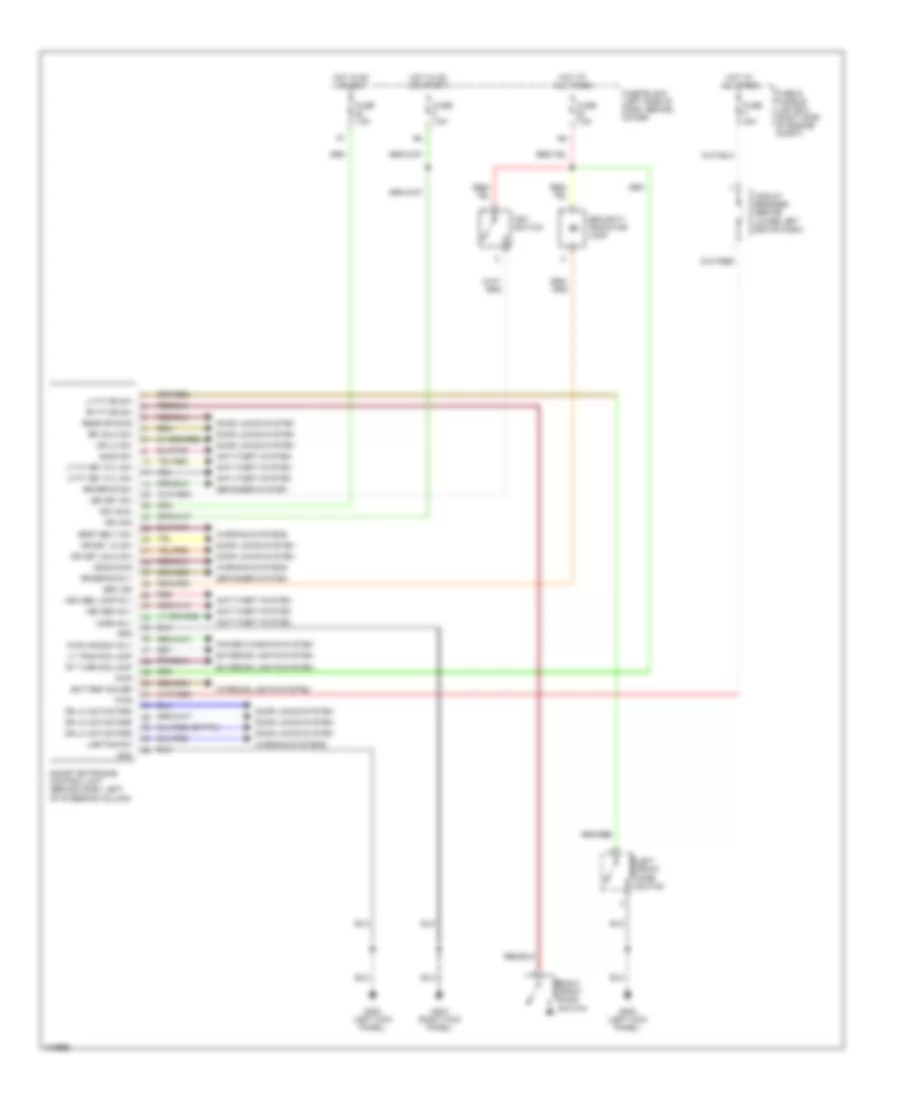 Body Computer Wiring Diagrams for Nissan Frontier S C 2001