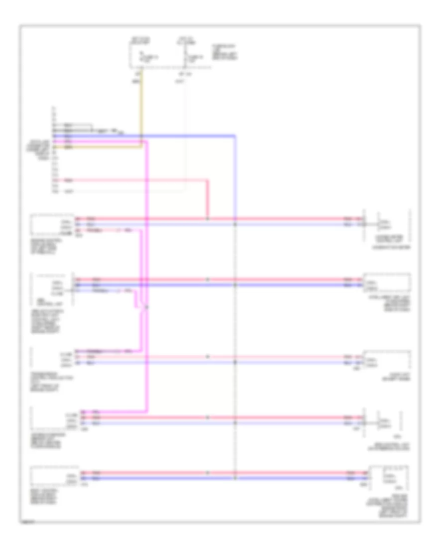 Computer Data Lines Wiring Diagram for Nissan Sentra SE-R Spec V 2007