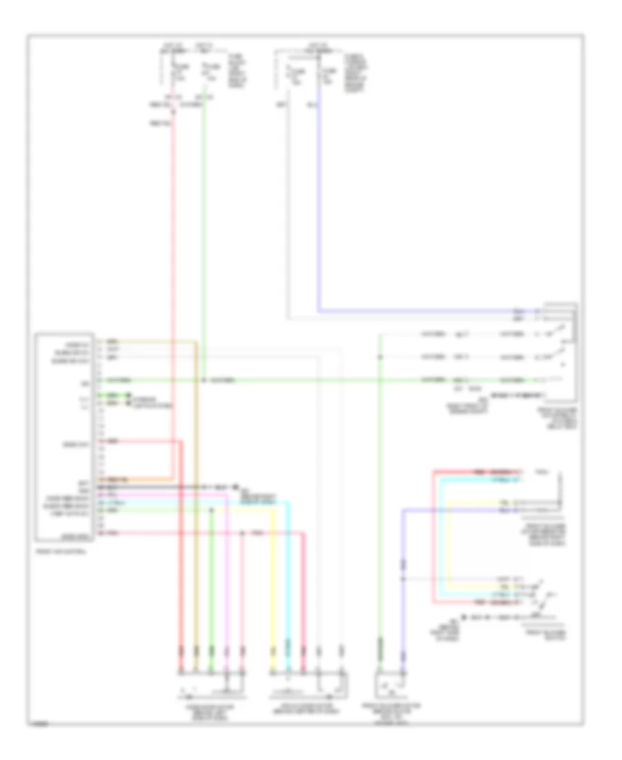 Heater Wiring Diagram for Nissan Frontier PRO-4X 2014