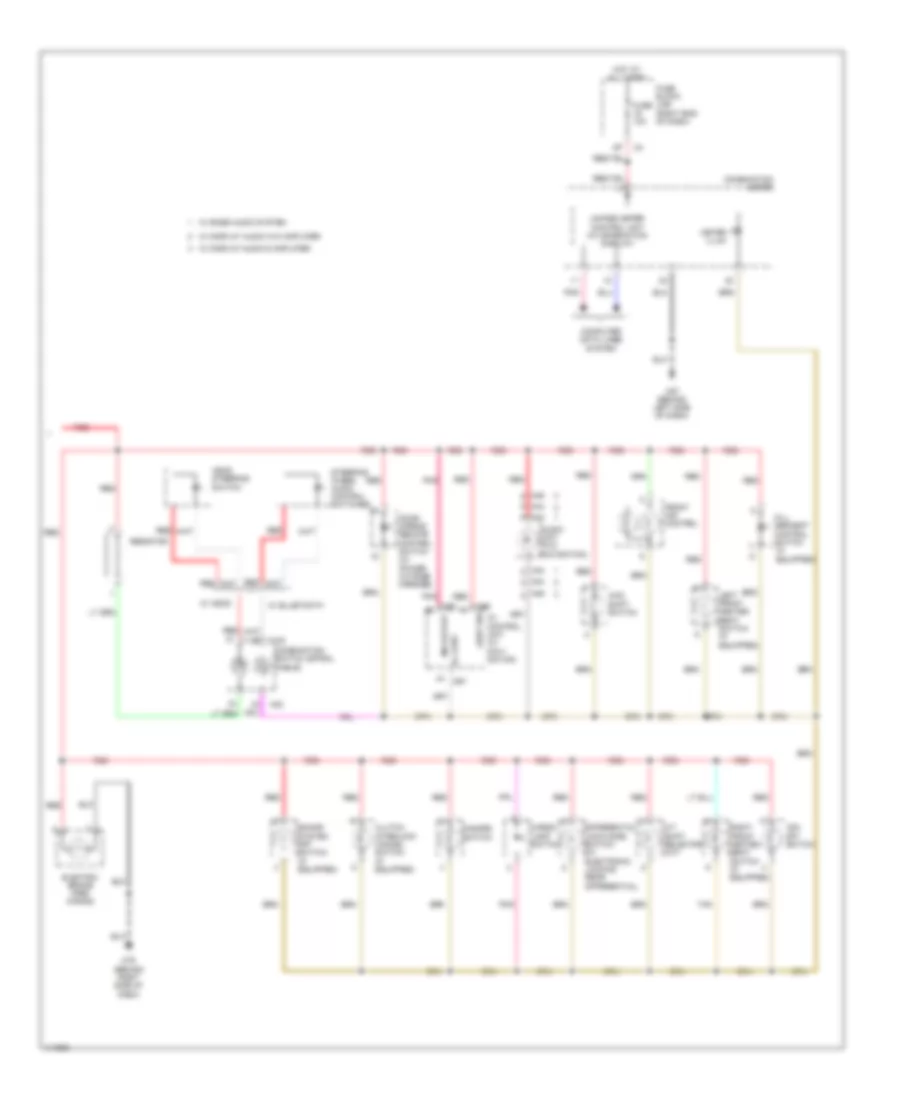 Instrument Illumination Wiring Diagram (2 of 2) for Nissan Frontier PRO-4X 2014