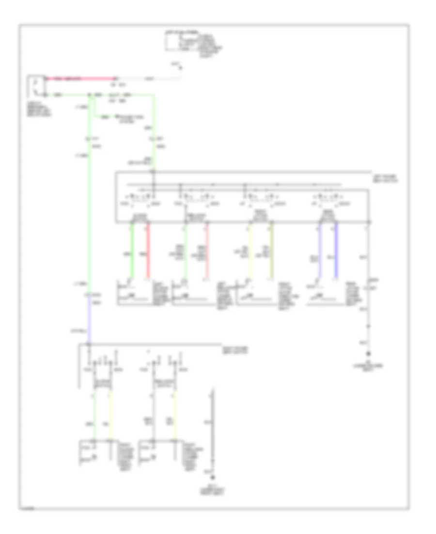 Power Seat Wiring Diagram for Nissan Frontier PRO 4X 2014