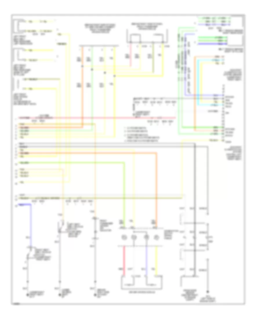 Supplemental Restraints Wiring Diagram 2 of 2 for Nissan Frontier PRO 4X 2014