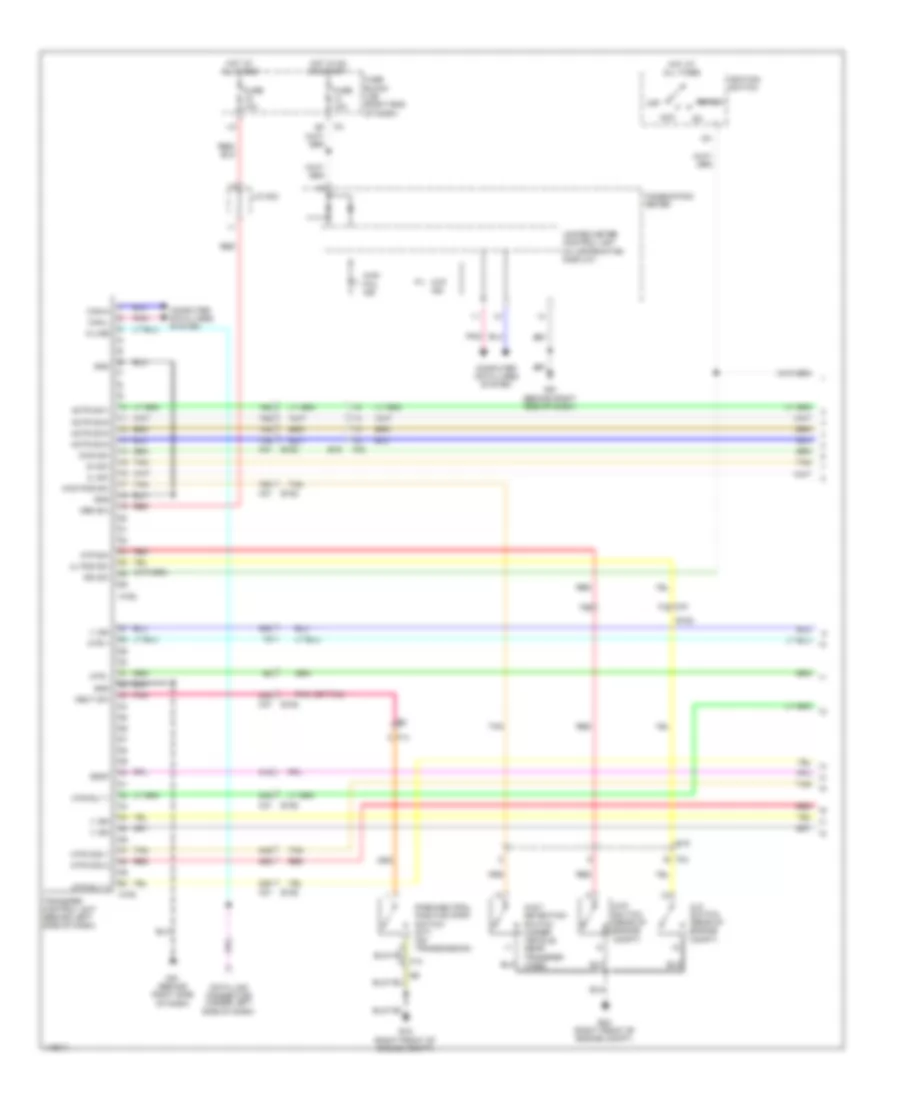 4WD Wiring Diagram 1 of 2 for Nissan Frontier PRO 4X 2014