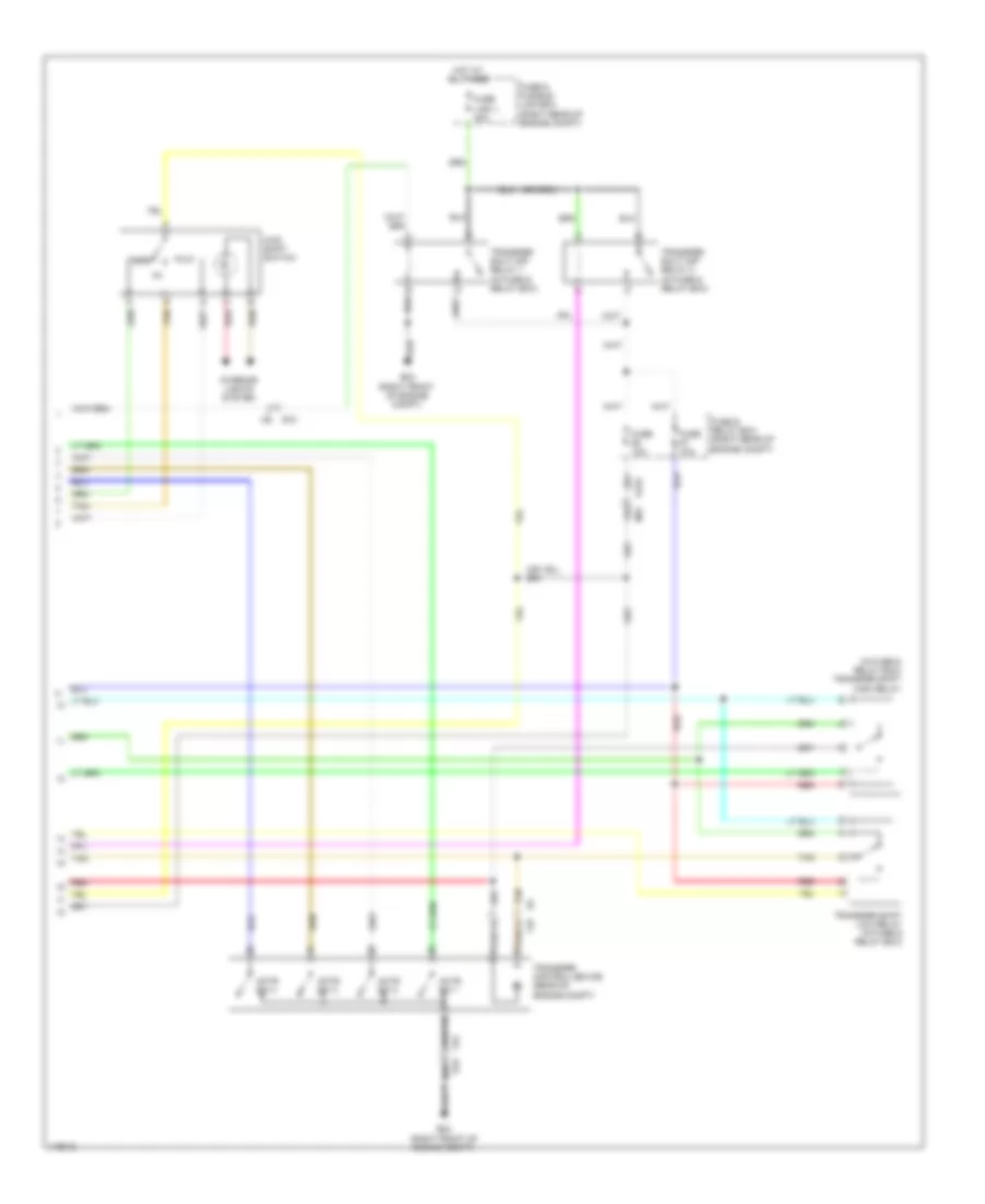 4WD Wiring Diagram (2 of 2) for Nissan Frontier PRO-4X 2014