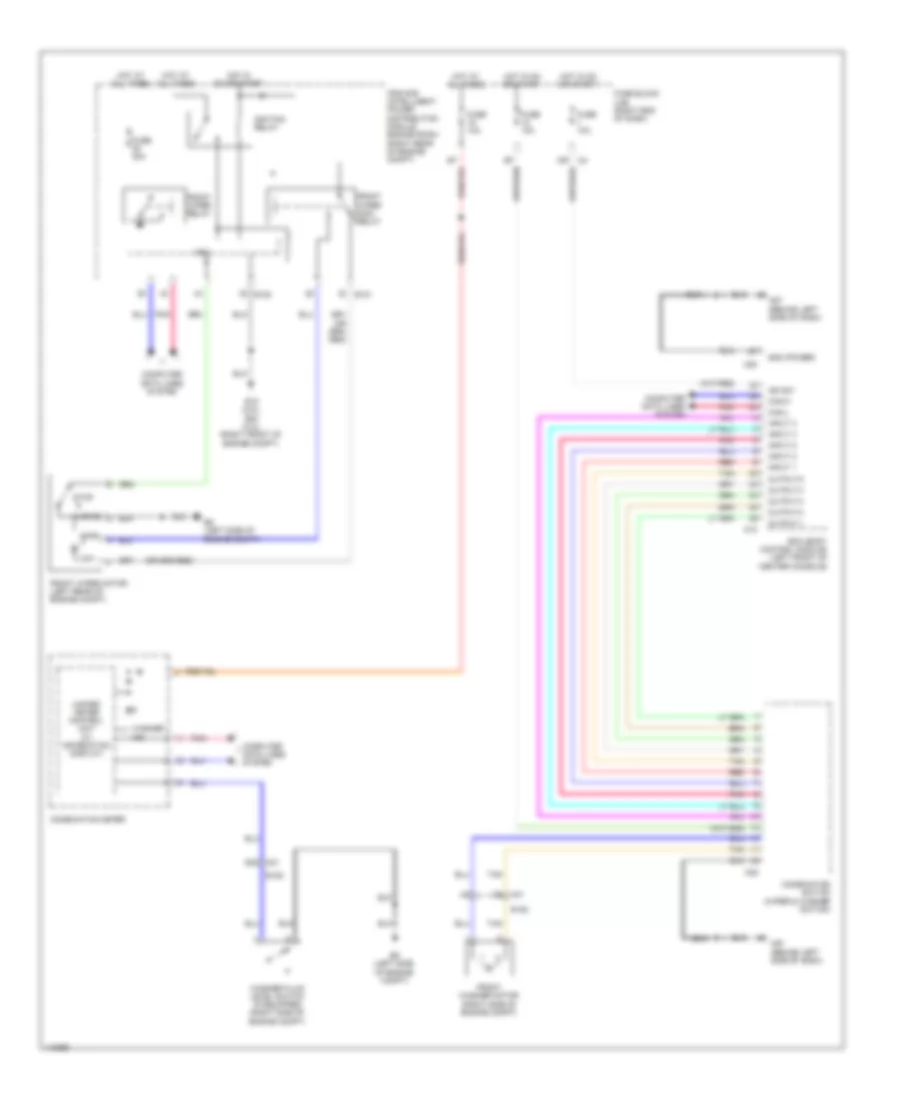 WiperWasher Wiring Diagram for Nissan Frontier PRO-4X 2014