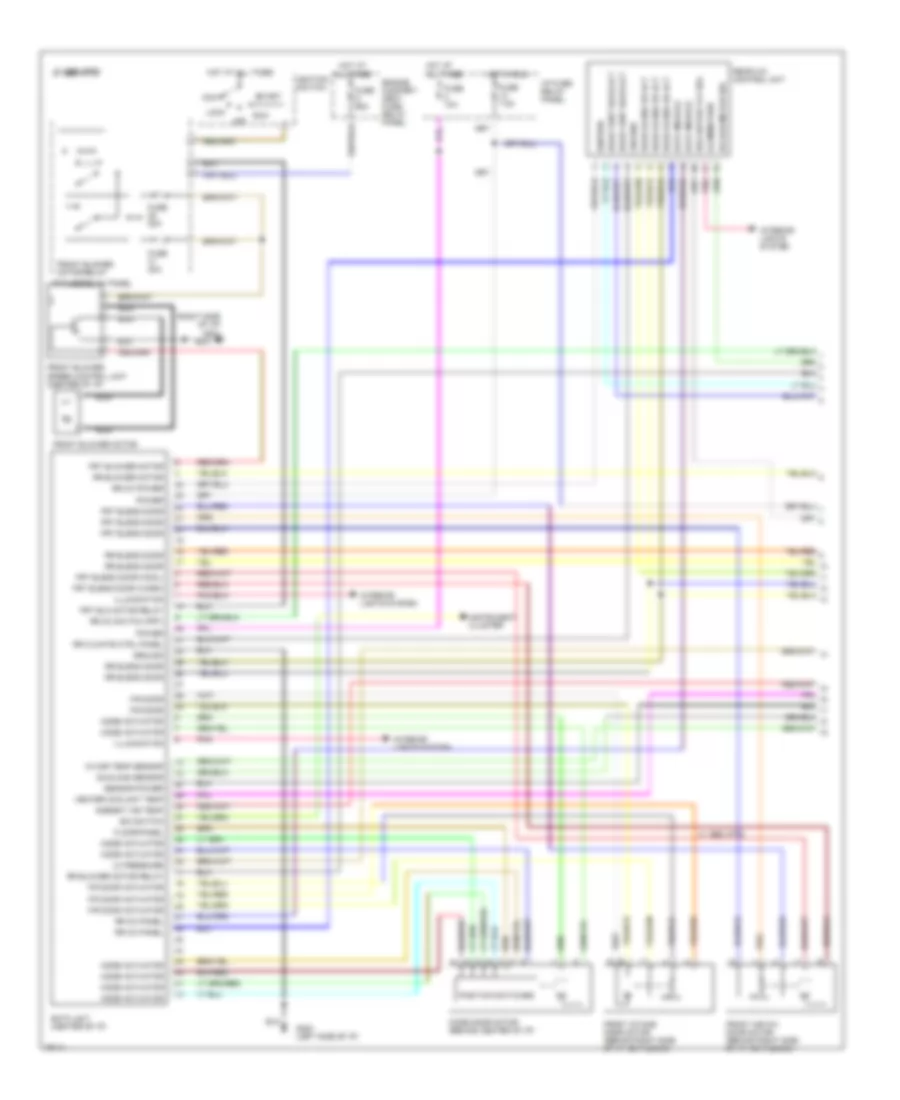 A C Wiring Diagram Auto A C 1 of 2 for Nissan Quest XE 1996