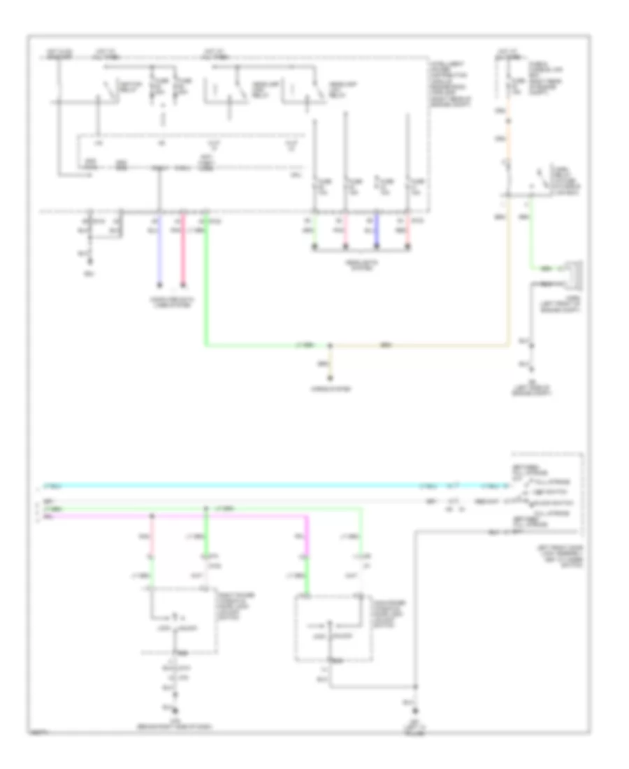 Forced Entry Wiring Diagram 2 of 2 for Nissan Xterra PRO 4X 2011