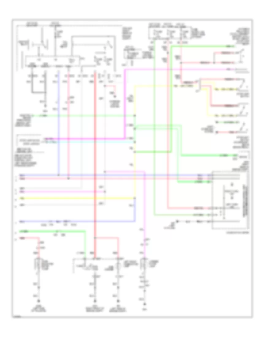 Exterior Lamps Wiring Diagram (2 of 2) for Nissan Xterra PRO-4X 2011