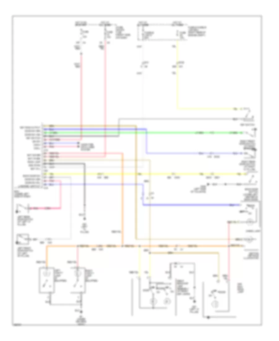 Courtesy Lamps Wiring Diagram for Nissan Xterra PRO 4X 2011