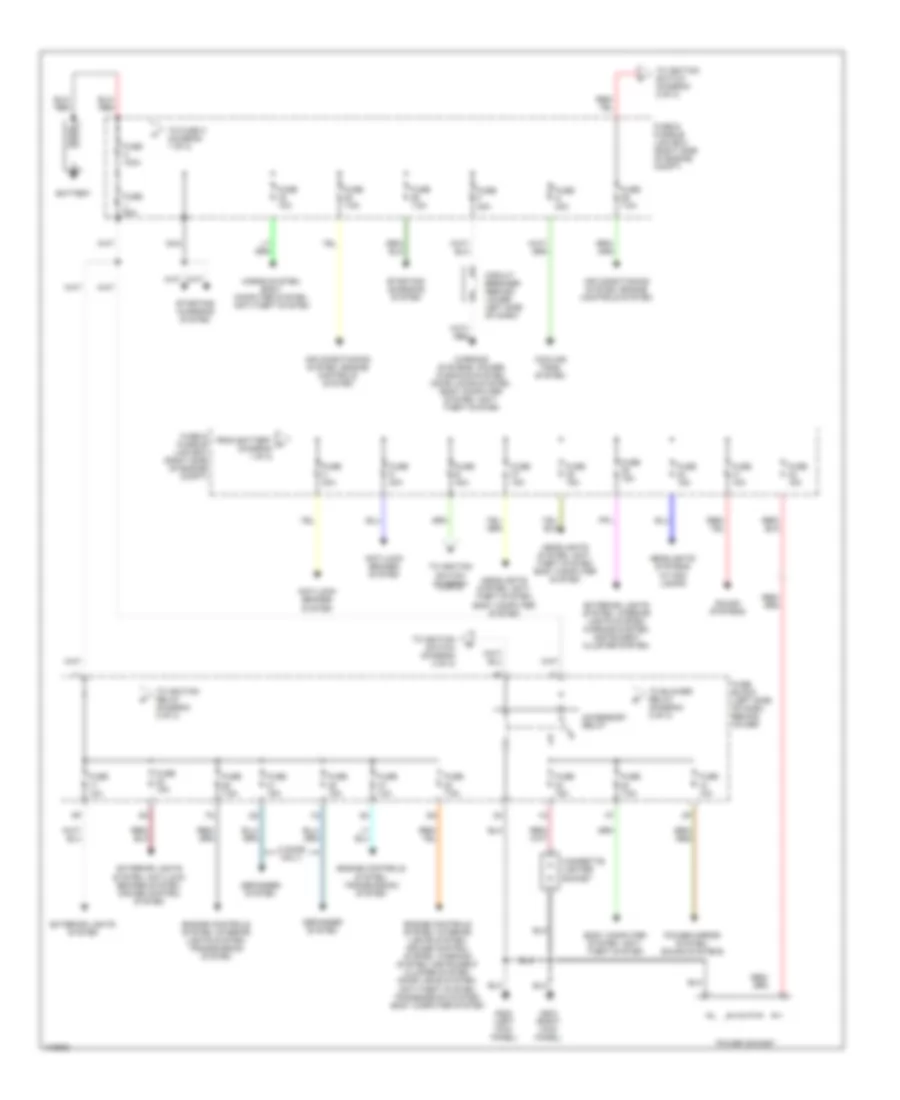 3 3L Power Distribution Wiring Diagram 1 of 2 for Nissan Frontier SE 2001