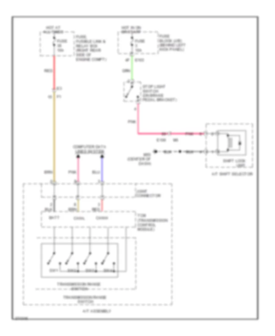 Shift Interlock Wiring Diagram for Nissan 370Z 2013