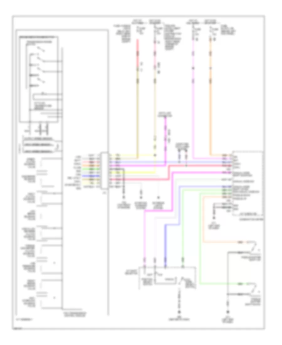 Transmission Wiring Diagram for Nissan 370Z 2013