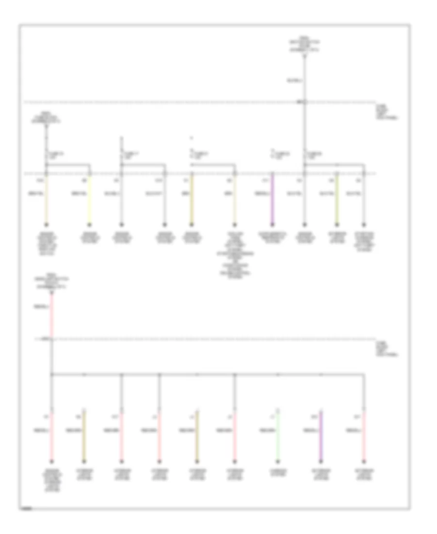 Power Distribution Wiring Diagram (3 of 3) for Nissan Sentra 1996