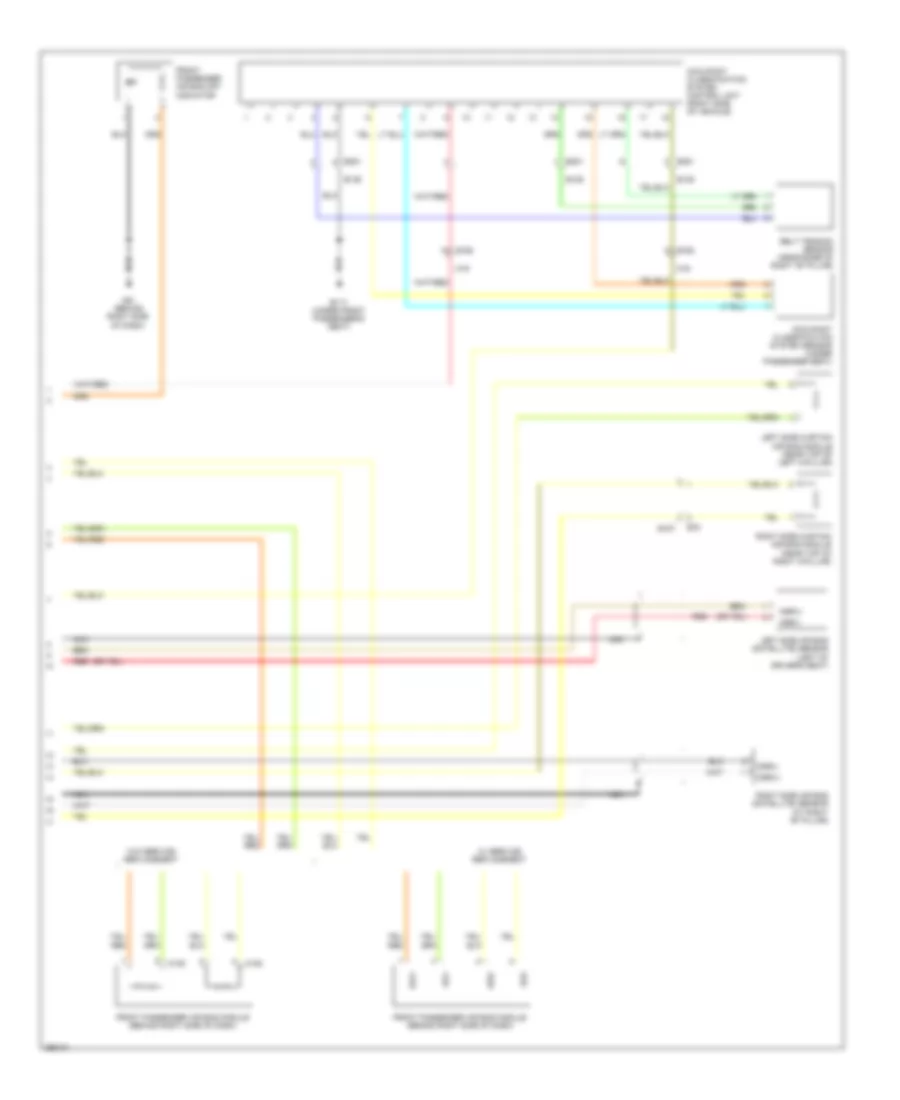 Supplemental Restraints Wiring Diagram 2 of 2 for Nissan Xterra S 2011