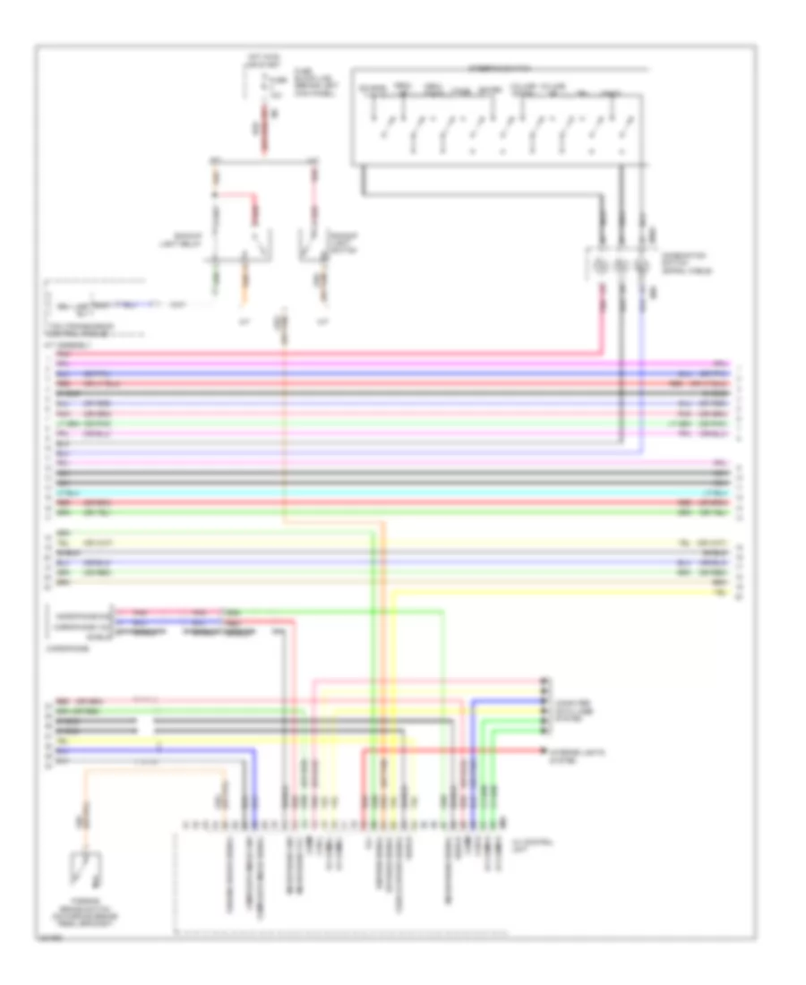 Navigation Wiring Diagram (2 of 4) for Nissan 370Z 2010