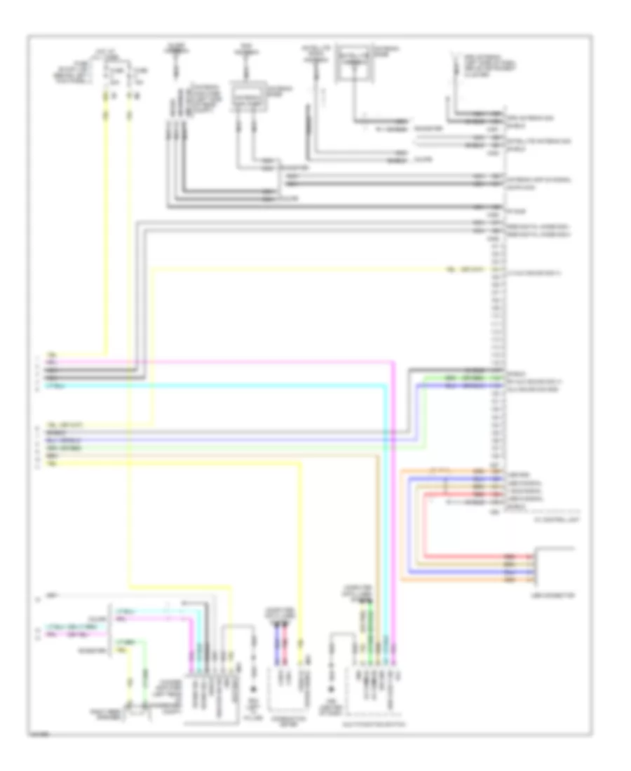 Navigation Wiring Diagram 4 of 4 for Nissan 370Z 2010