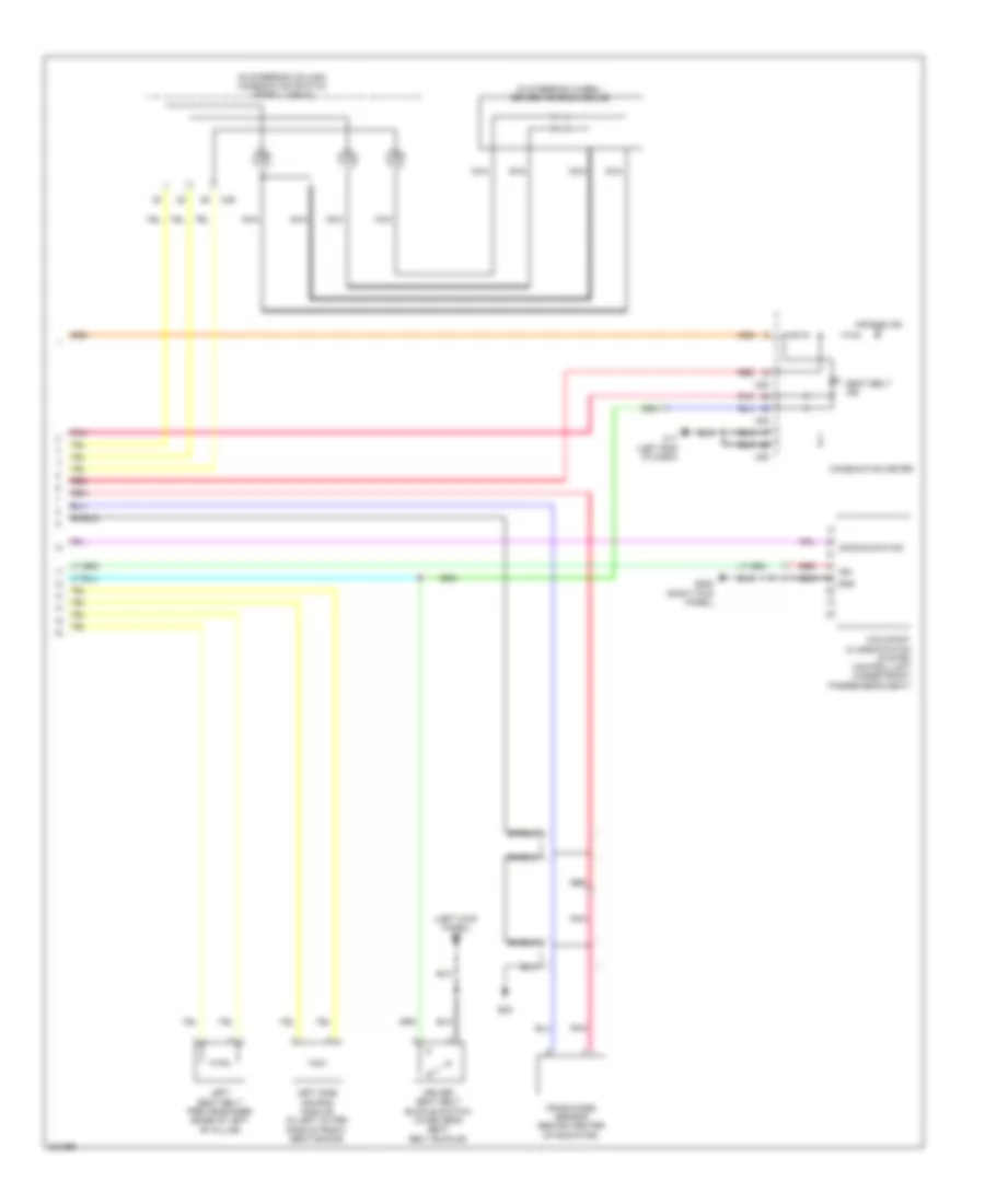 Supplemental Restraints Wiring Diagram (2 of 2) for Nissan 370Z 2010