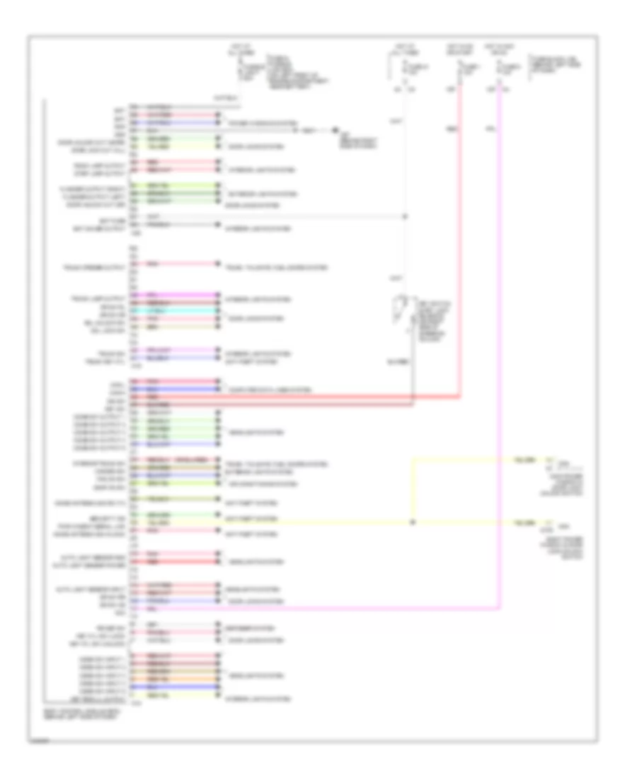 Body Control Modules Wiring Diagram for Nissan Altima SE-R 2005