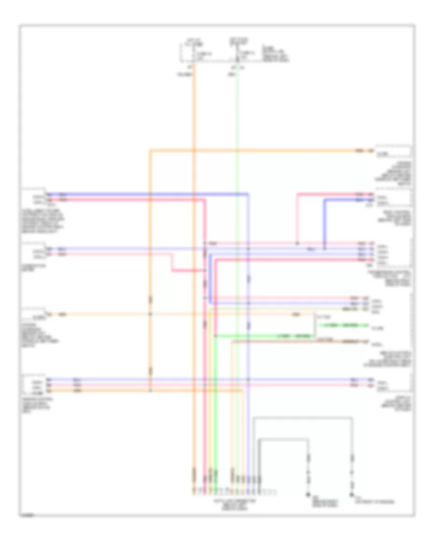 Computer Data Lines Wiring Diagram for Nissan Altima SE-R 2005