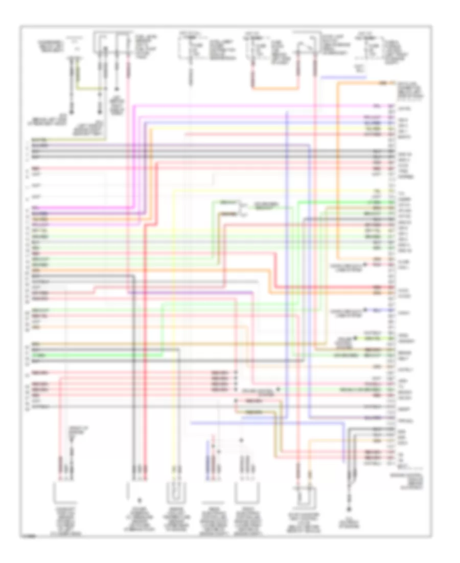 3.5L, Engine Performance Wiring Diagram (4 of 4) for Nissan Altima SE-R 2005