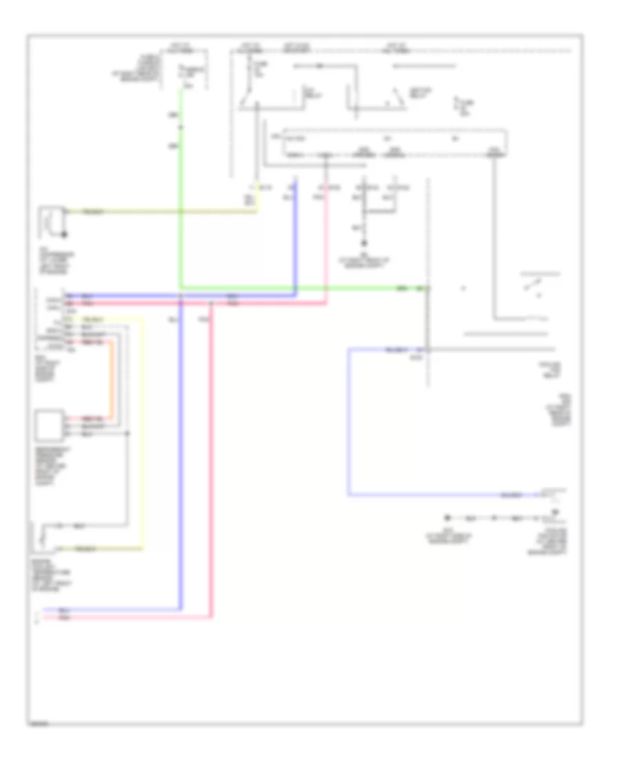 Automatic AC Wiring Diagram, with Navigation (3 of 3) for Nissan Titan LE 2007