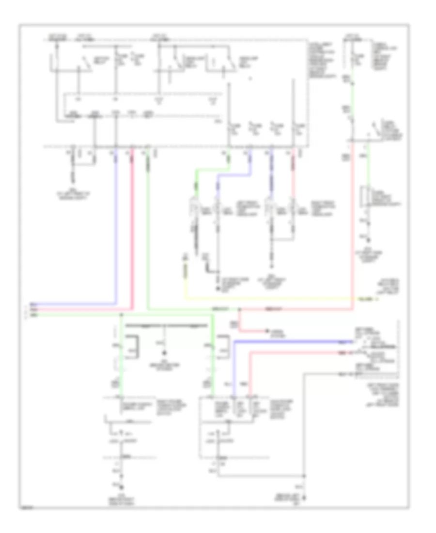 Forced Entry Wiring Diagram, Crew Cab (2 of 2) for Nissan Titan LE 2007