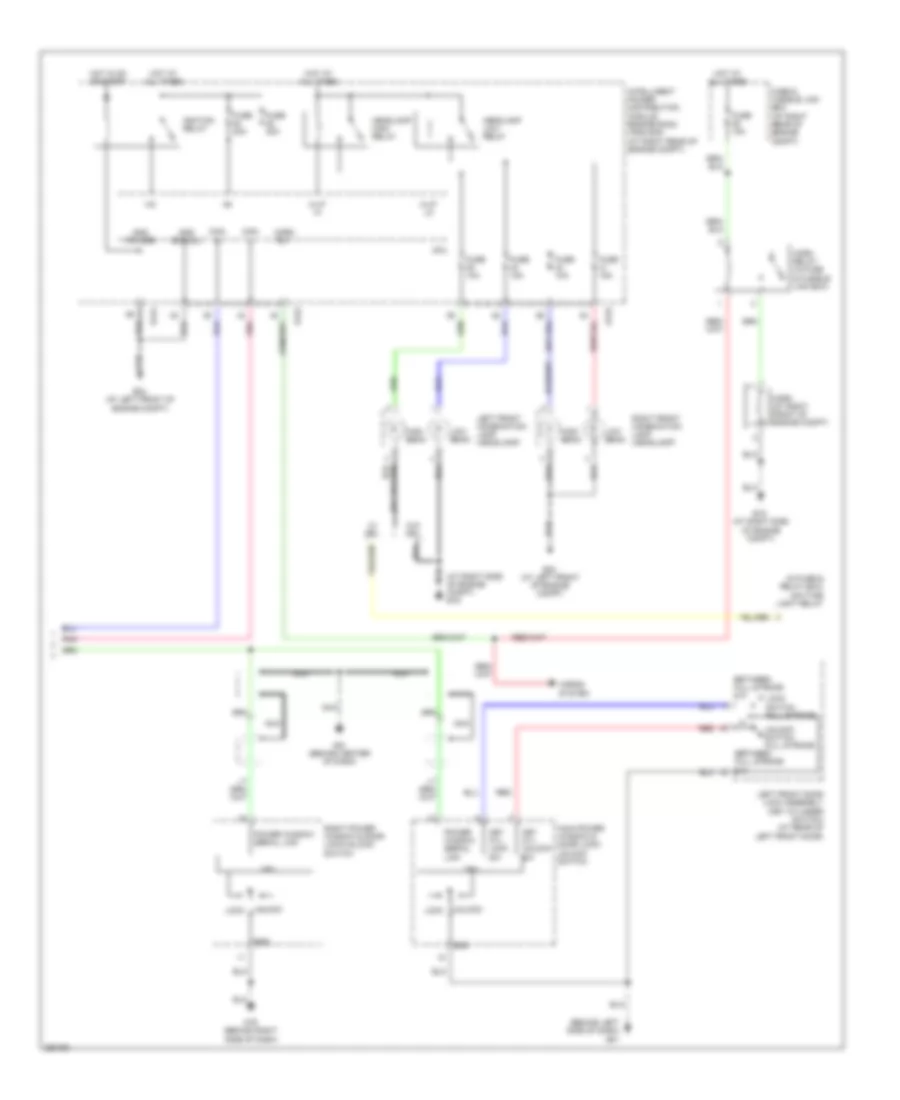 Forced Entry Wiring Diagram Except Crew Cab 2 of 2 for Nissan Titan LE 2007