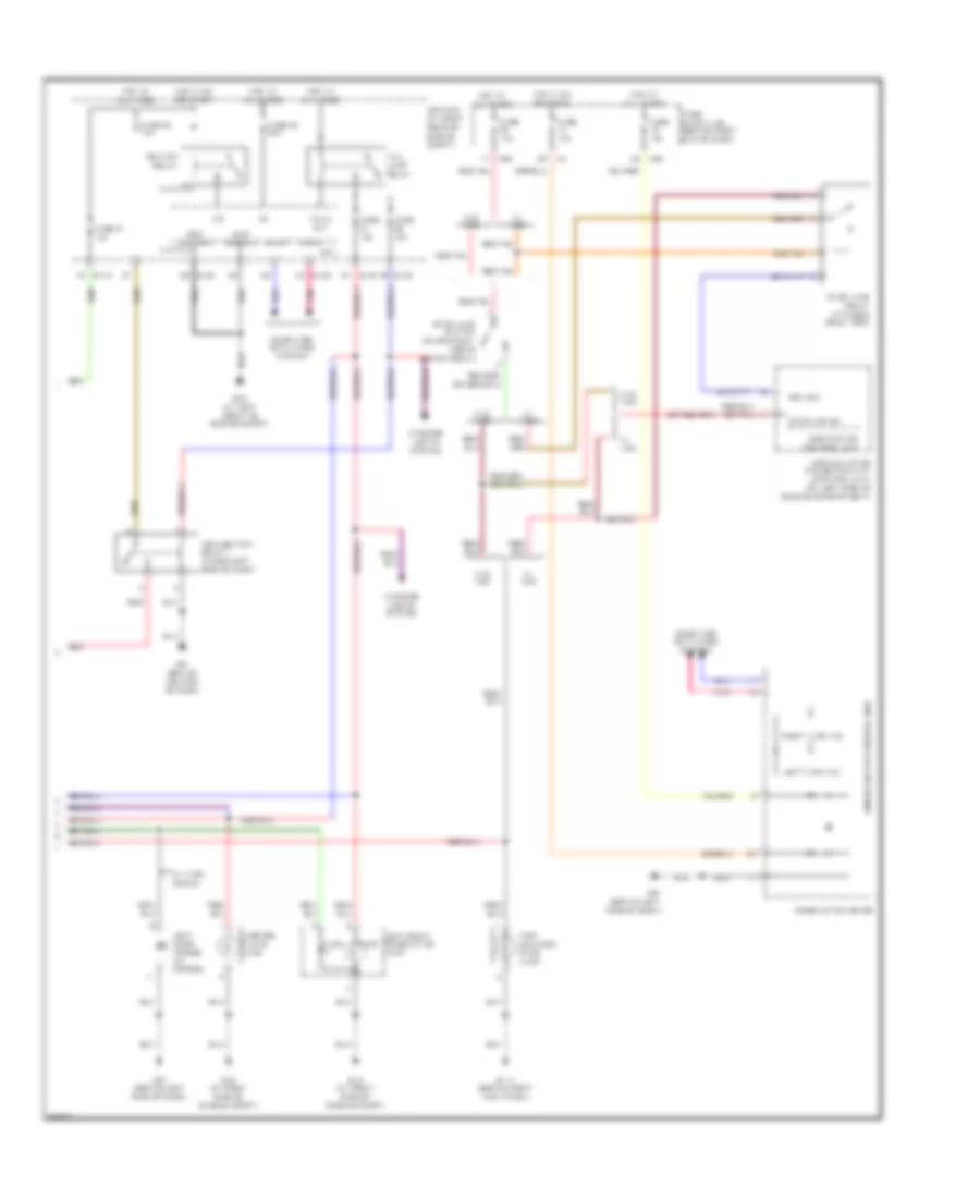 Exterior Lamps  Trailer Connector Wiring Diagram 2 of 2 for Nissan Titan LE 2007