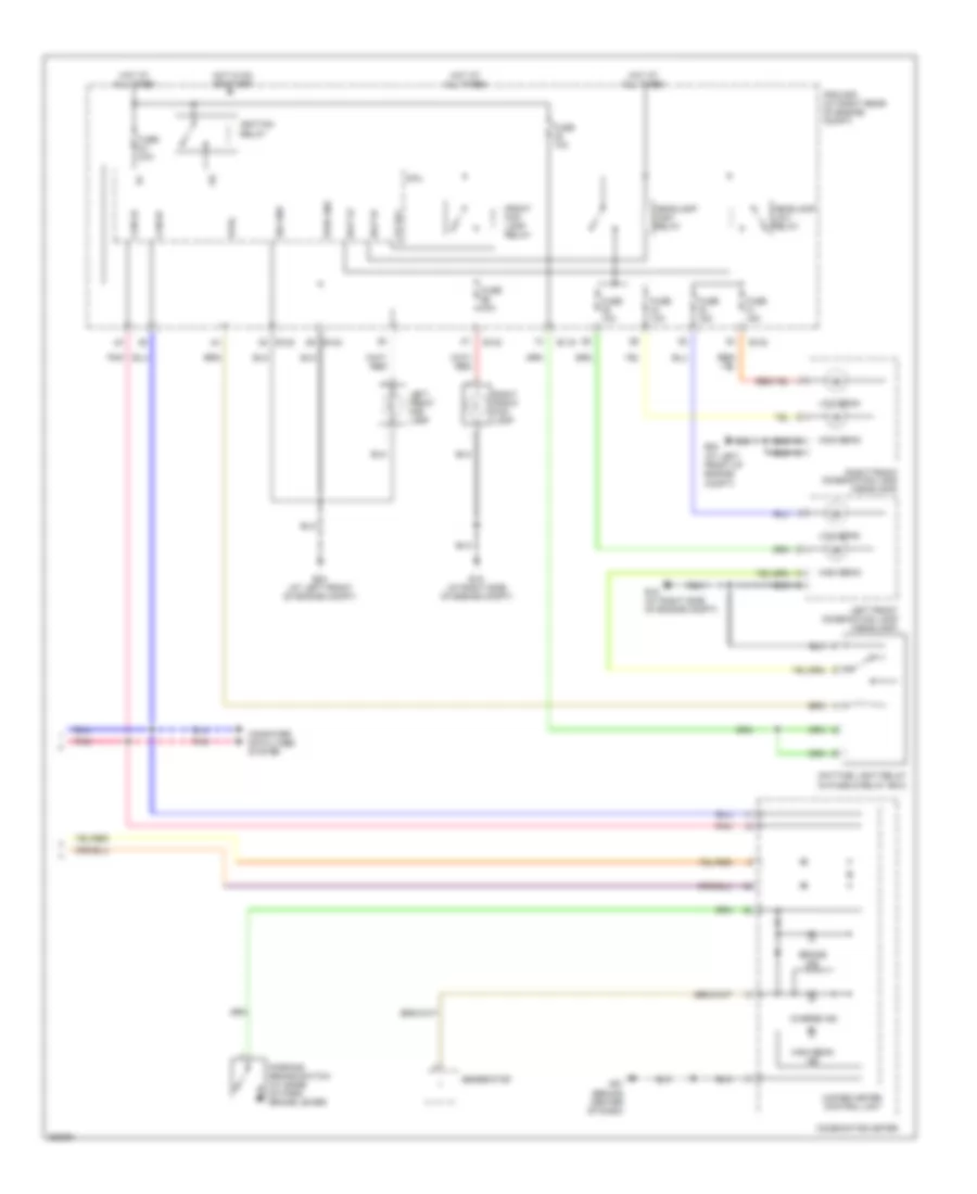 Headlamps Wiring Diagram, with DRL (2 of 2) for Nissan Titan LE 2007