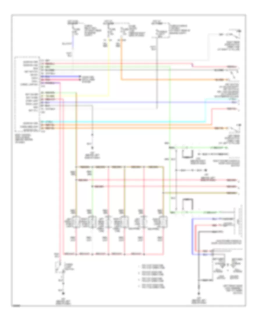 Courtesy Lamps Wiring Diagram 1 of 2 for Nissan Titan LE 2007