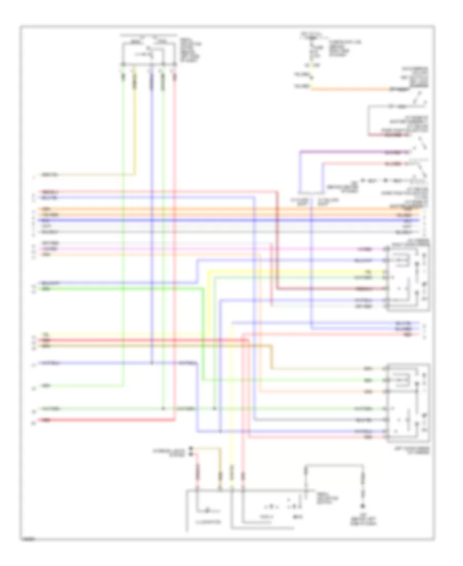 Memory Systems Wiring Diagram (2 of 3) for Nissan Titan LE 2007