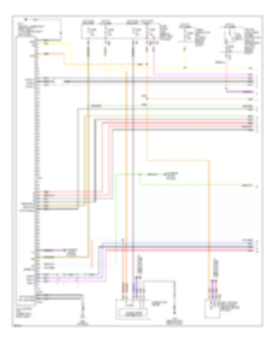 Navigation Wiring Diagram 1 of 2 for Nissan Titan LE 2007