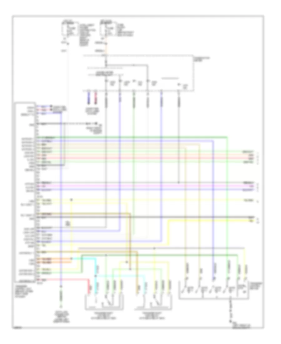 4WD Wiring Diagram 1 of 2 for Nissan Titan LE 2007