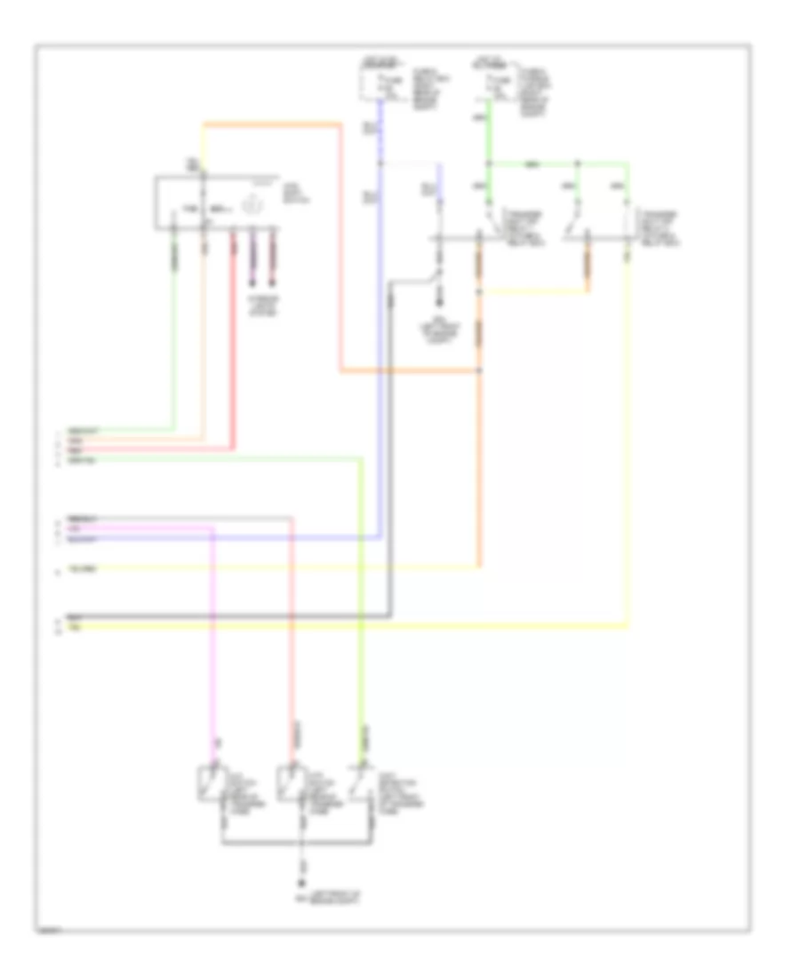 4WD Wiring Diagram 2 of 2 for Nissan Titan LE 2007