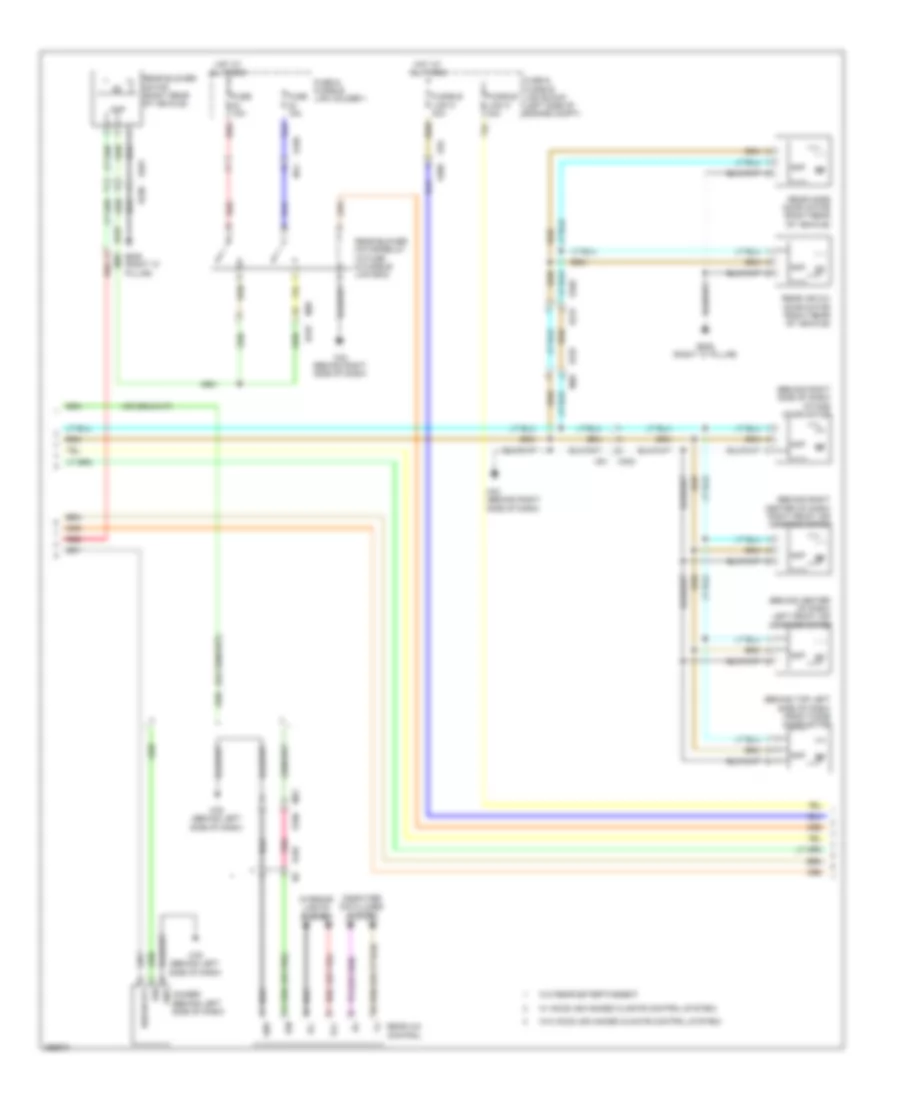 Automatic AC Wiring Diagram (2 of 3) for Nissan Quest SV 2014