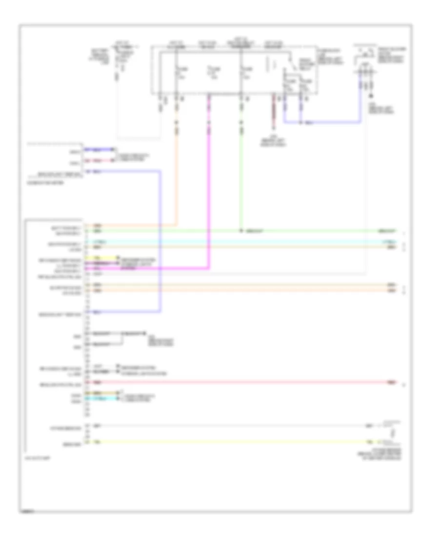 Manual AC Wiring Diagram (1 of 3) for Nissan Quest SV 2014