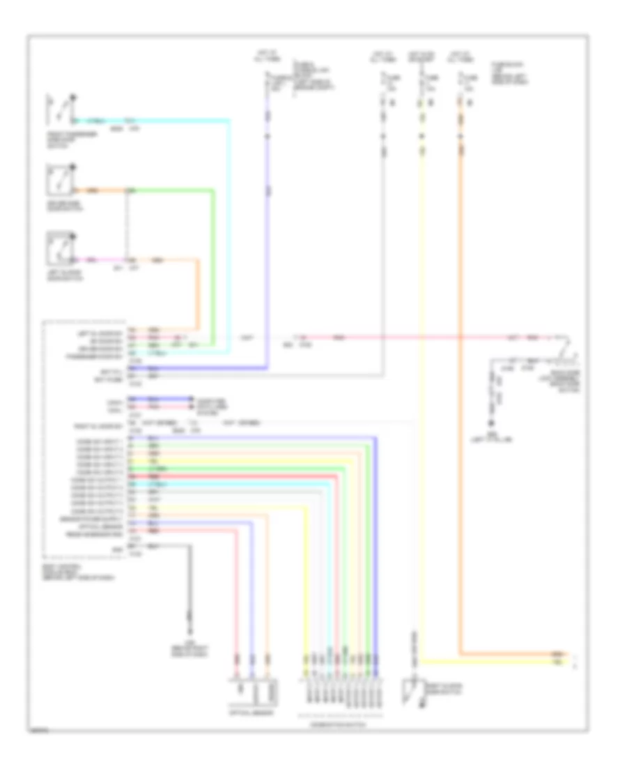 Headlights Wiring Diagram 1 of 2 for Nissan Quest SV 2014