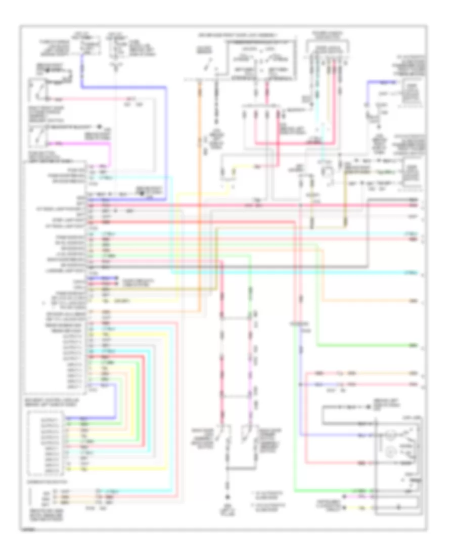 Courtesy Lamps Wiring Diagram 1 of 2 for Nissan Quest SV 2014