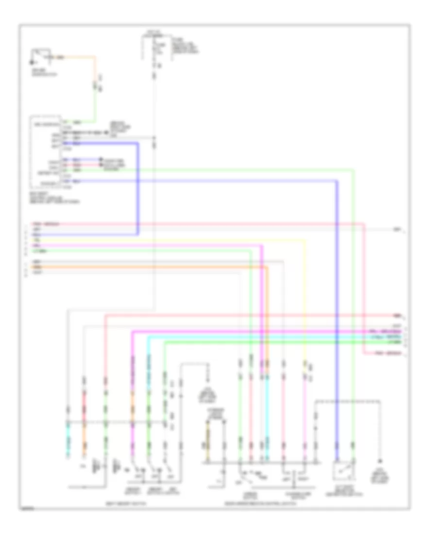 Memory Systems Wiring Diagram (2 of 3) for Nissan Quest SV 2014
