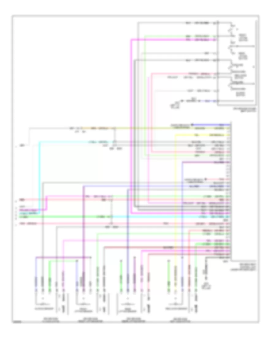 Memory Systems Wiring Diagram (3 of 3) for Nissan Quest SV 2014