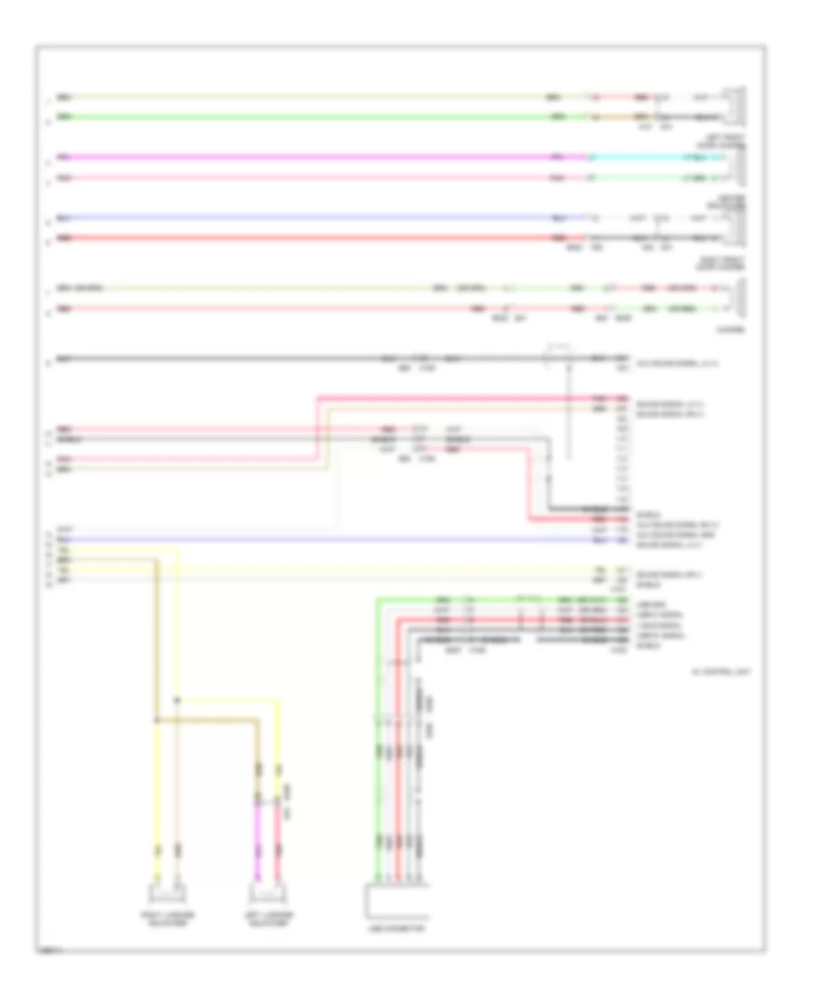 Navigation Wiring Diagram (6 of 6) for Nissan Quest SV 2014